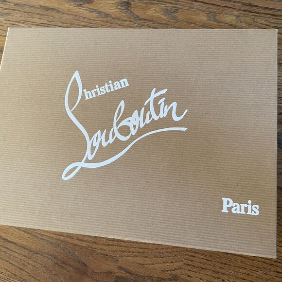 Christian Louboutin Black Patent Leather Shelley Peep Toe Pump - Picture 3 of 5